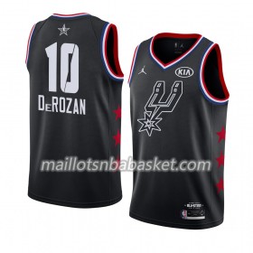 Maillot Homme San Antonio Spurs DeMar DeRozan 10 2019 All-Star Jordan Brand Noir Swingman